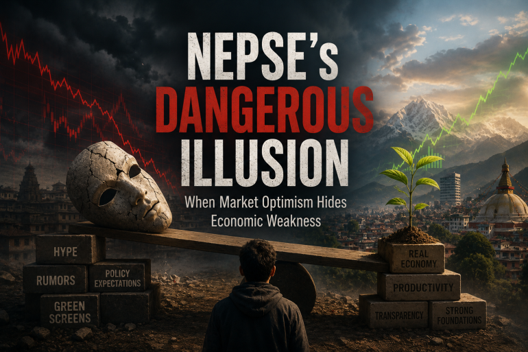 NEPSE’s Dangerous Illusion: When Market Optimism Hides Economic Weakness